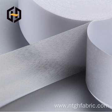 Cloth tape polyester mesh grey backing fabric